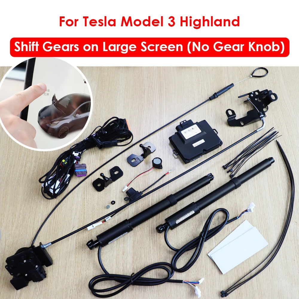 VJOYCAR Auto Power Frunk 3.0 for Tesla Model Y 3 X S Electric Automatic Front Trunk Lift Close APP Key Screen Control Car Parts