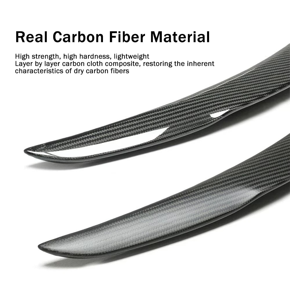 For Tesla New Model Y Juniper 2025 High Performance Spoiler Real Carbon Fiber Original Trunk Wing Accessories