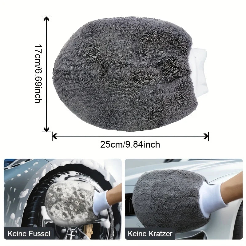 11pcs Microfiber Car Cleaning Kit Tire Brush Scratch Removal Pads Detailing Sponges Interior Cleaning Essentials Cleaning Tools