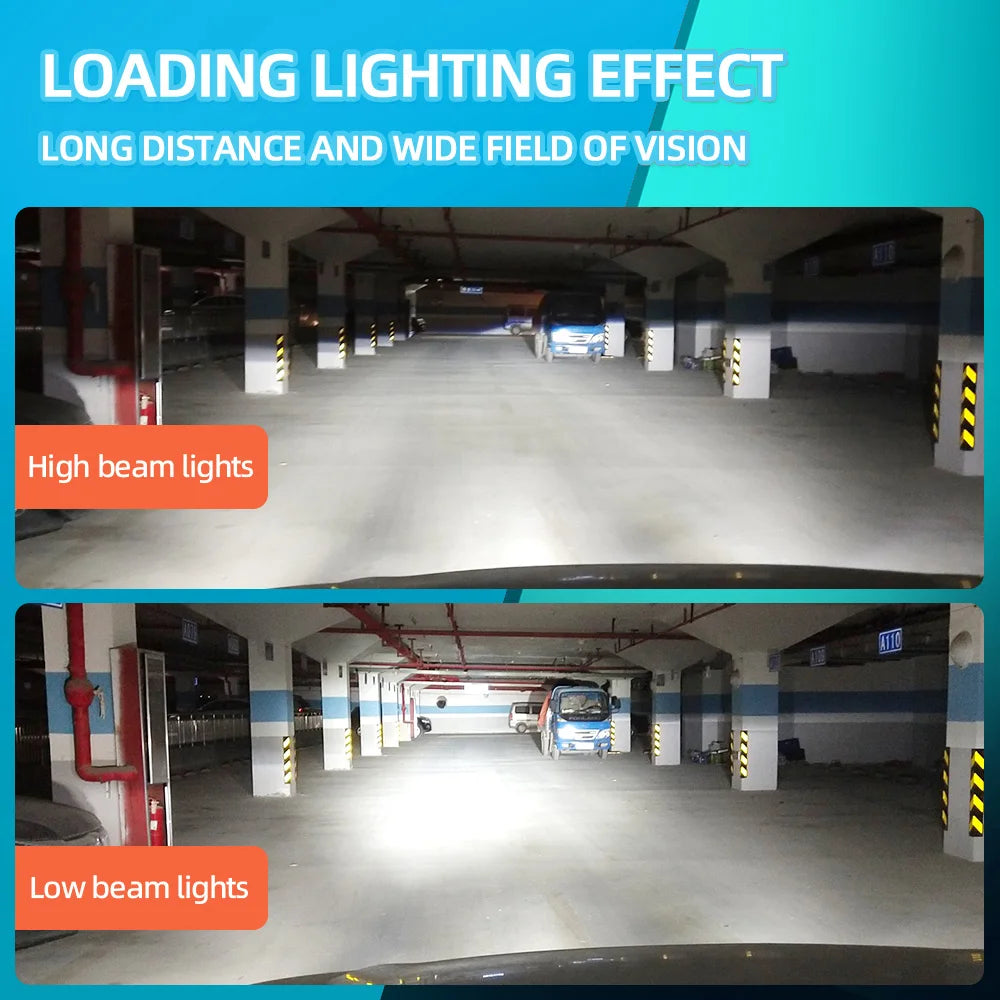 2x 300W 80000LM H1 H4 H7 H11 LED Headlight Bulbs 9005 HB3 9006 HB4 H8 H9 Turbo Car Headlamps 6000K Headlights Bulb For Auto Lamp