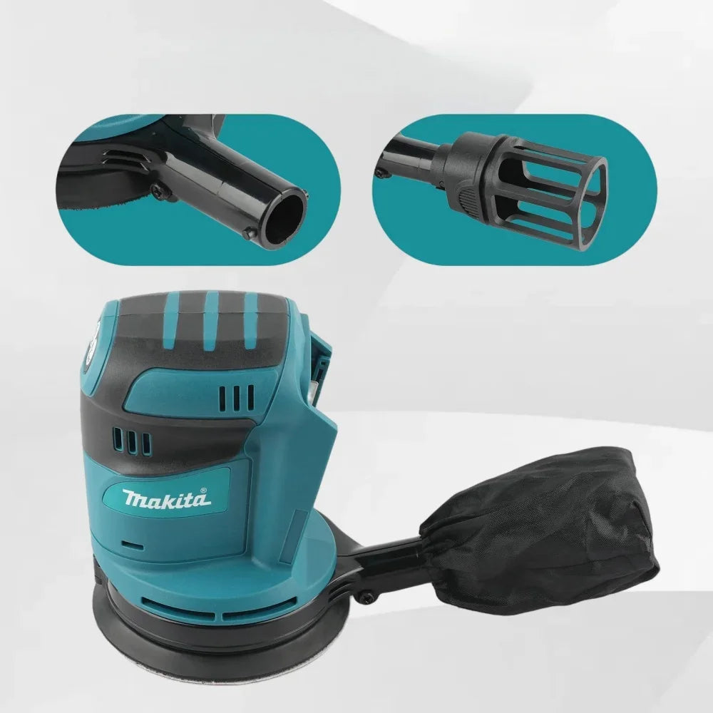 New Makita DBO180Z 18V Brushless Cordless Rechargeable Disc Random Orbital Sander Woodworking Sanding Putty Polishing Bare Tool