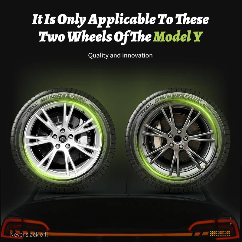 4PCS for Tesla Model Y 2020-2024 Vehicle Full Coverage Gemini Wheel Cover Placement Hubcap 19 Inch Automobile Accessories