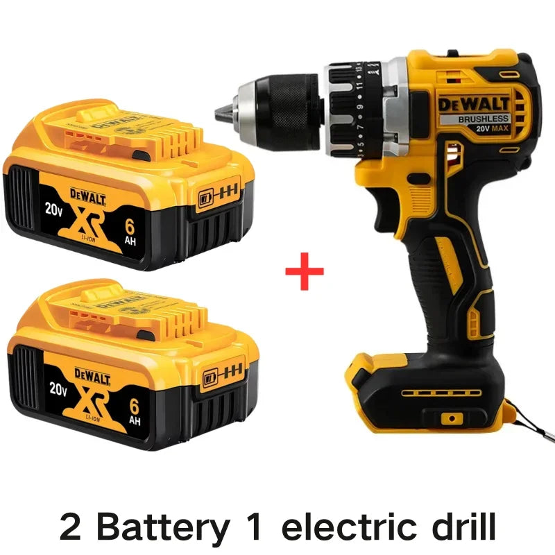 2025 Dewalt 2000RPM Cordless Electric Drill Brushless Driver Adjustable Speed Impact Hand Drill Rechargeable Power Tools DCD796
