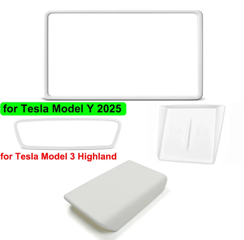 Tesla Model Y Juniper 2025 Center Console Wireless Charging Pad & Mirror Protector - kingpowerauto