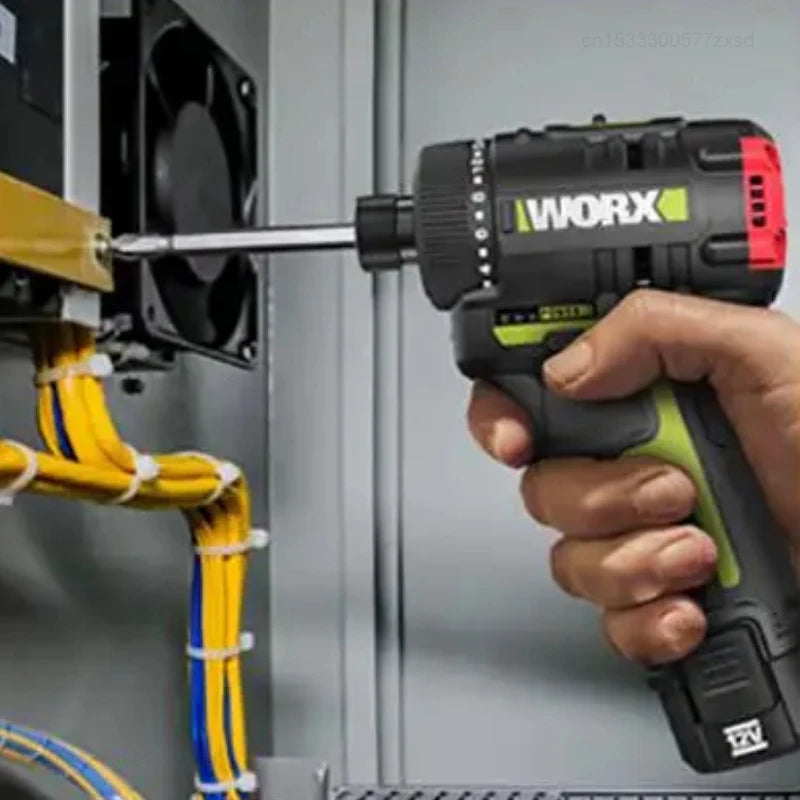 WORX 12V Brushless Driver Electromechanical Drill WU129 Lithium Battery Screwdriver Multifunctional Portable Impact Screwdriver