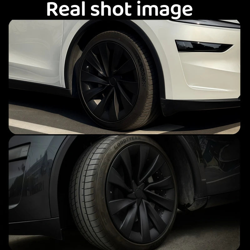 4PCS 20 Inch Wheel Cap For Tesla Model Y Juniper 2025 Automobile Performance Replacement Wheel Hubcap Full Rim Cover Accessories