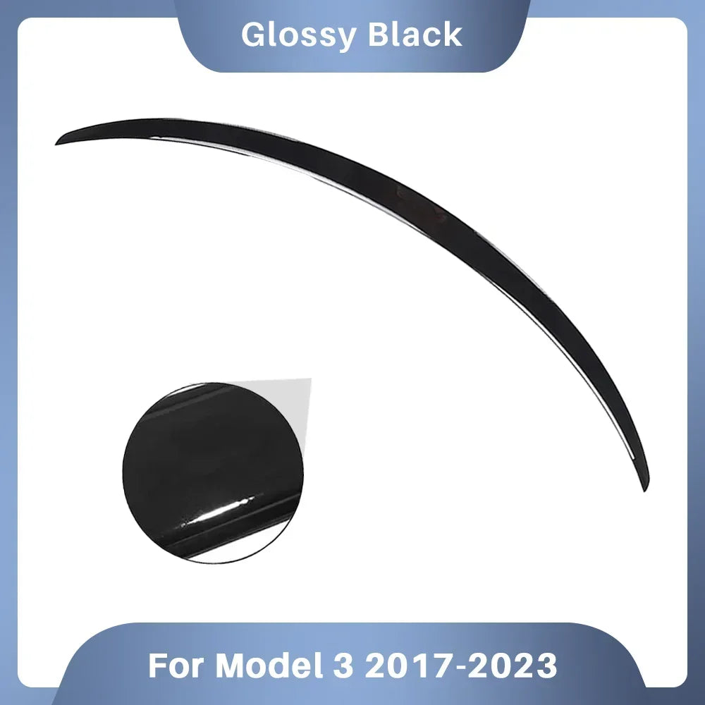 XVIP Real Carbon Fiber Spoiler For Tesla ModeY 2021-24 Model3 2017-23 Highland 2024 Trunk Wing Original Car Spoiler Accessories