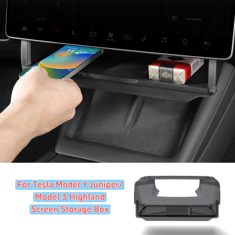Tesla Model Y/Model 3 Hidden Storage Tray - Organize & Accessorize! - kingpowerauto