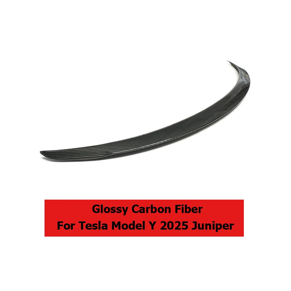 For Tesla New Model Y Juniper 2025 High Performance Spoiler Real Carbon Fiber Original Trunk Wing Accessories