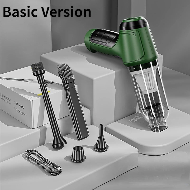 Wireless Car Vacuum Cleaner Strong Cordless Cleaner Suction Handheld Auto Vacuum Home&Car Dual Use Mini VacuumCleaner Appliance