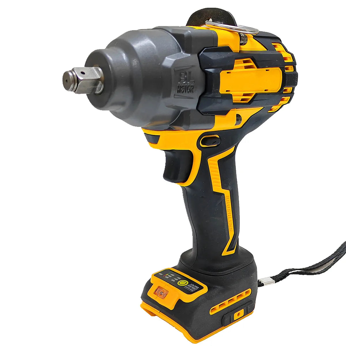 2000Nm Impact Wrench High Torque Brushless Driver Gun 1/2" Cordless Repair Power Tools For DeWALT 20V 18V Battery