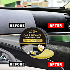 Tire Blackening Coating Wax - Hydrating Luster and Protection, Anti-Aging Tire Care Coating with Sponge Applicator