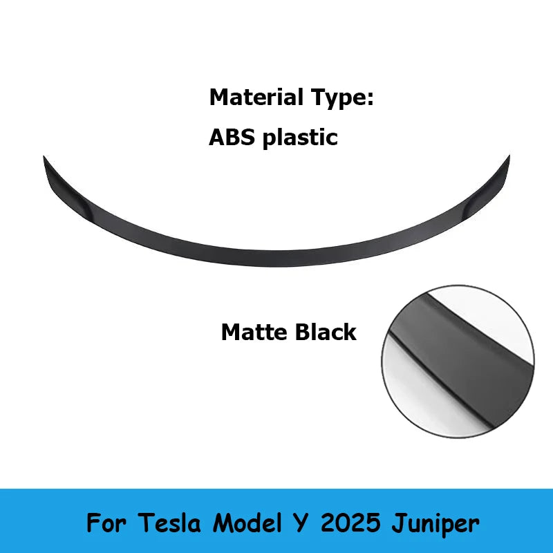 For Tesla New Model Y 2025 Juniper Performance ABS Carbon Fiber Wings Spoiler Model 3 2023-2025 Highland Exterior Accessories