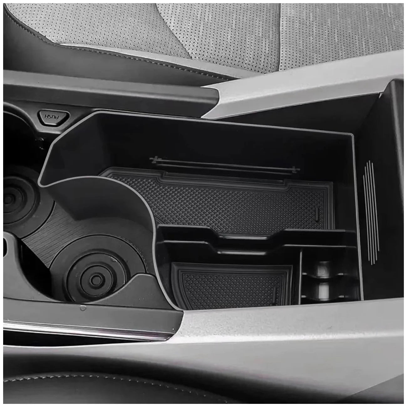 For KIA Niro SG2 EV PHEV 2022 Center Console Organizer Tray Armrest Storage Box Layered Storage Box Car Accessories