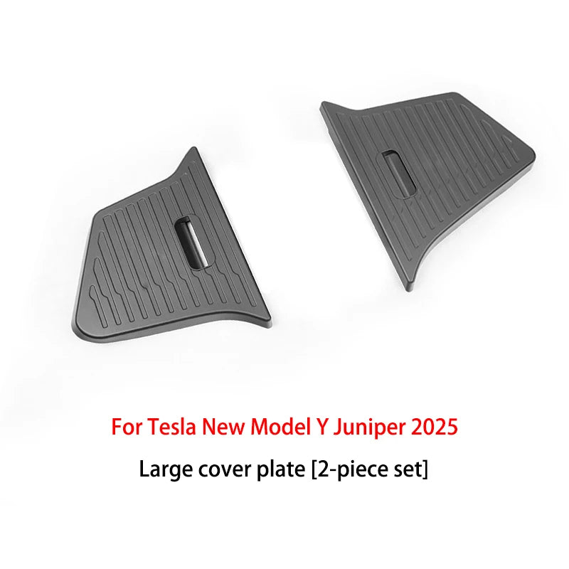 For Tesla Model Y Juniper 2025+ TPE Car Trunk Side Storage Box Cover plate organizer Car trunk side storage box refit Accessorys