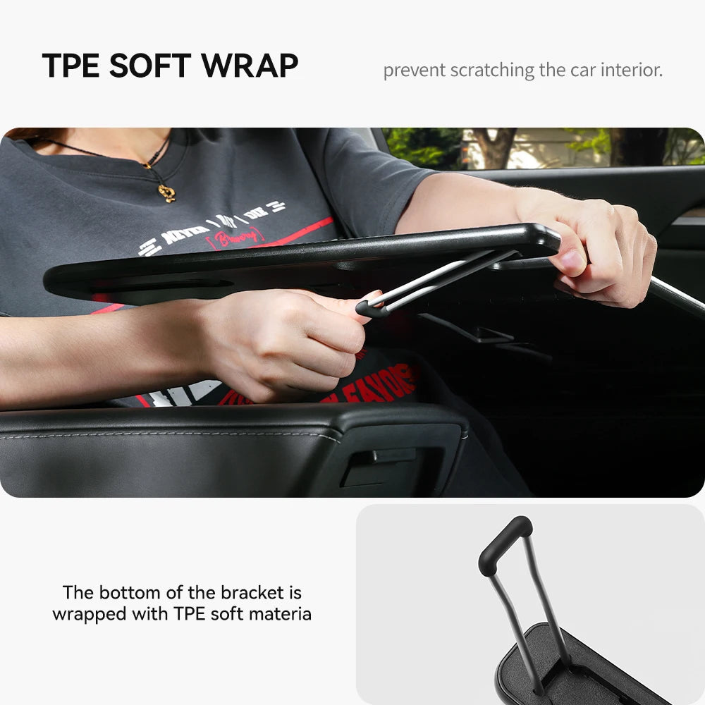 YZ Table Desk For Tesla Model 3 Y Highland Juniper 2021-2025 Car Steering Wheel Laptop Tray Food Desk Portable