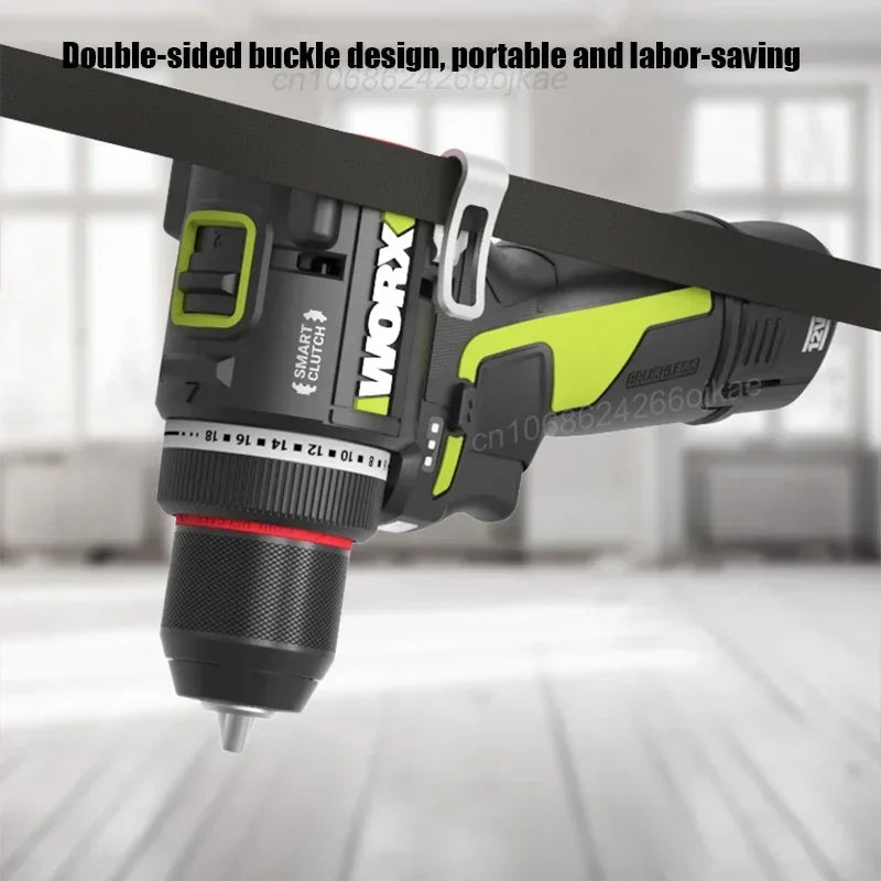 Worx 12v Cordless Electric Drill WU135 Brushless 50Nm 1 Smart Clucth Auto Stop and 2 Speed Adjustable Univeral 12V Paltform