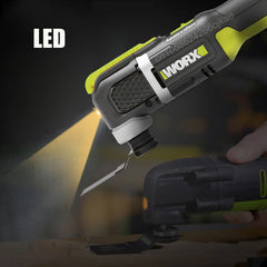 Worx Cordless Oscillating Multi-Tool Brush WE696 BareTool 20v 18000T/min SwingAngle 3.6 Shock Absorbing Share Kress Battery