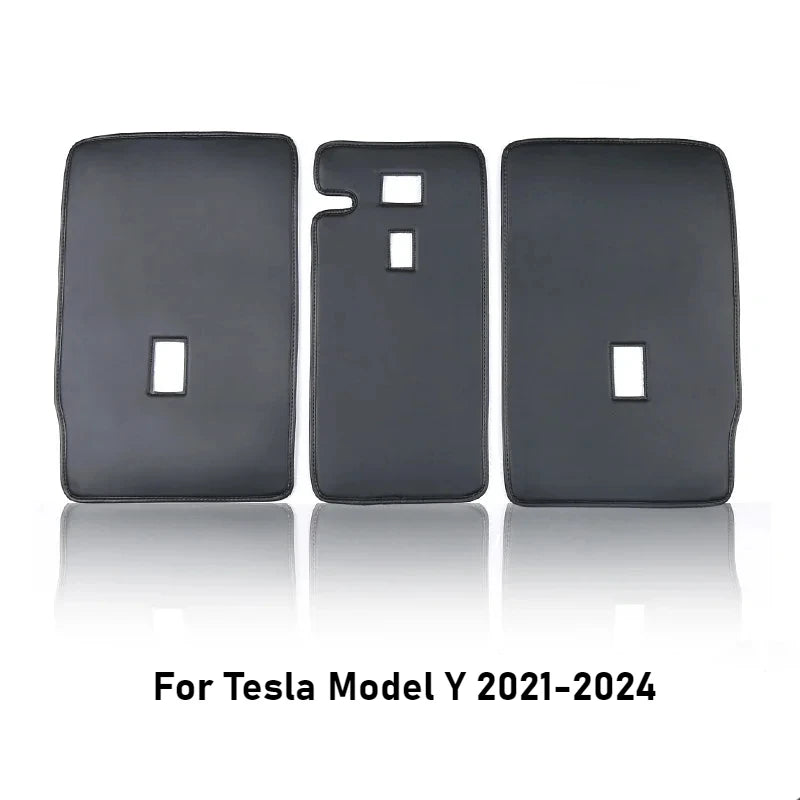 For Tesla Model 3 Y 2017-2023 Car Rear Seat  Anti-dirty Pad Trunk Pads Seat Back Anti-kick Protective Cushions for Model3+ 2024