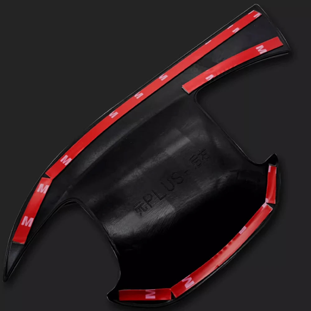 Car Door Handle Cover for BYD Song Plus SA3 Seal U Sealion 6 DM-i EV 2021~2025 2022 Carbon Fiber Chrome Trim Scratch Accessories