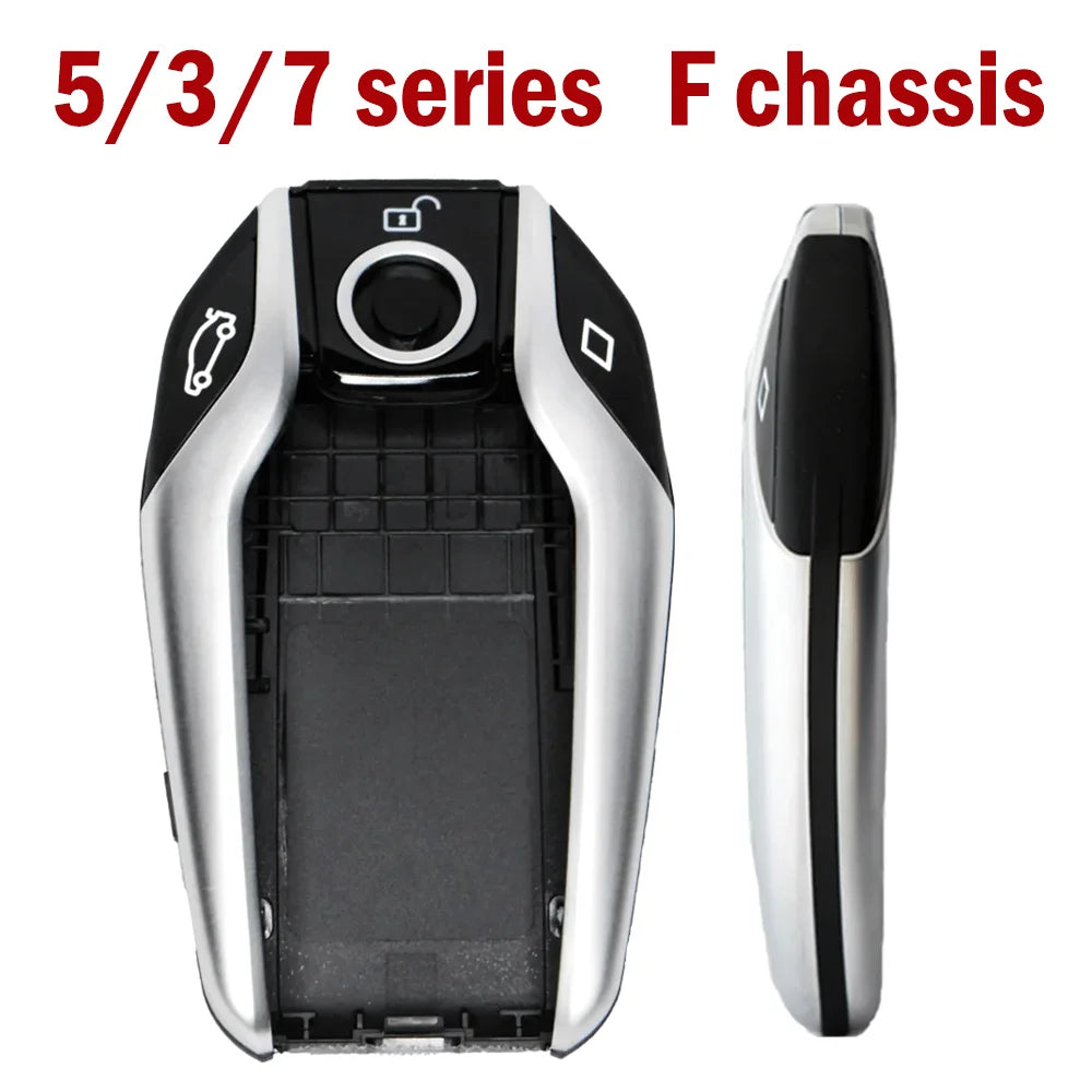 LCD Digital Remote Replacement Parts Auto Smart Key Display Screen Power Button Rubber Key Kit Car Accessories For BMW 5/7