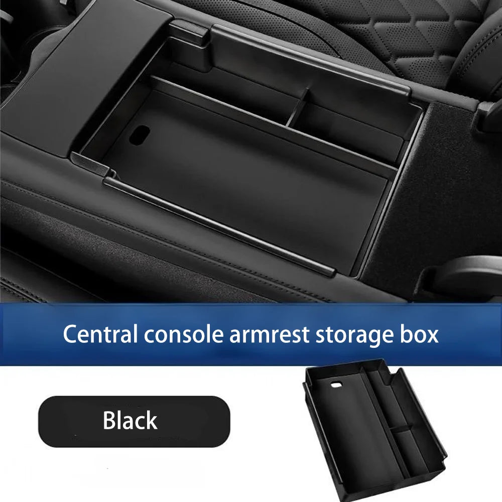 For BYD Sealion 7 07 EV 2024~2026 2025 Car Central Console Armrest Storage Box Water Coasters Pad Interior Decorate Accessories