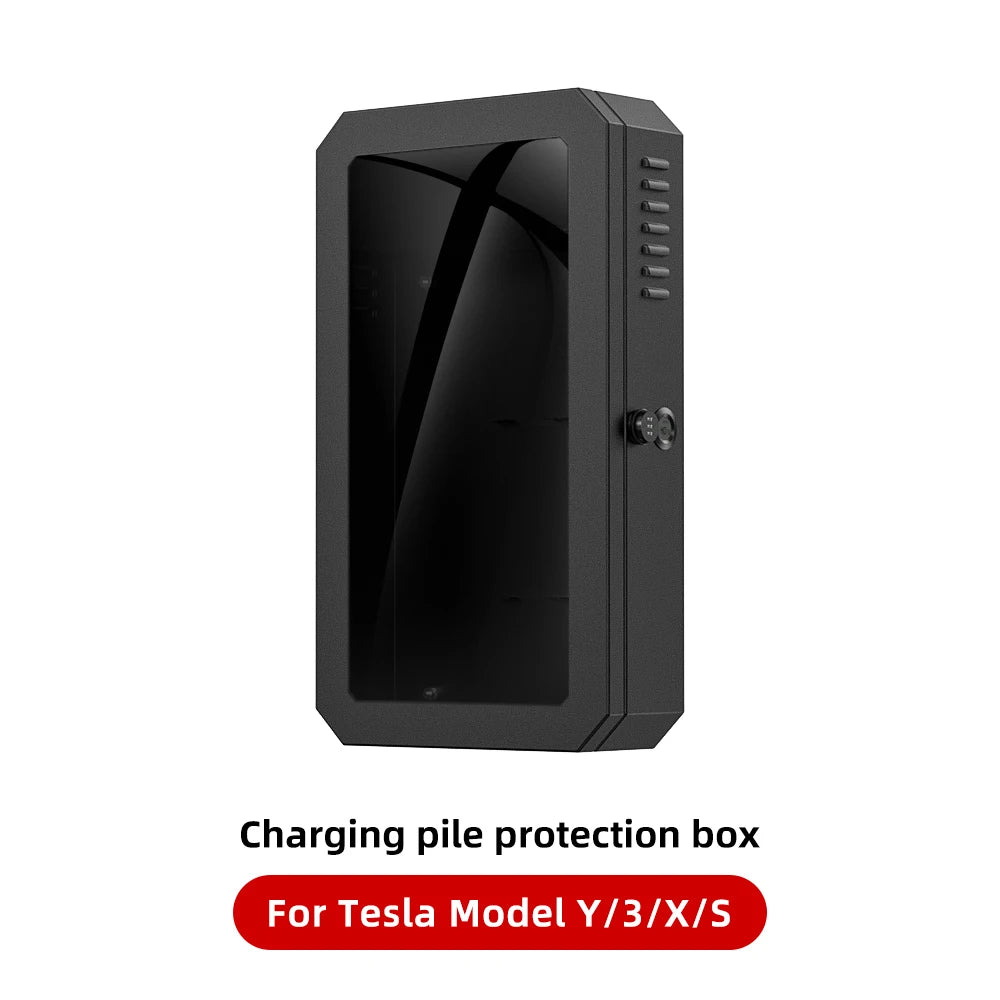 YZ EV Charging Pile Wall Protection Box For Tesla Charger Storage Box Outdoor And Indoor Universal EVS Is Suitable Accessories