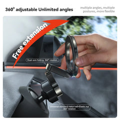 YZ Tesla Model 3 Y Highland Juniper 2025 Stronger Magnetic adjustable Metal Car Phone support silicone base holder