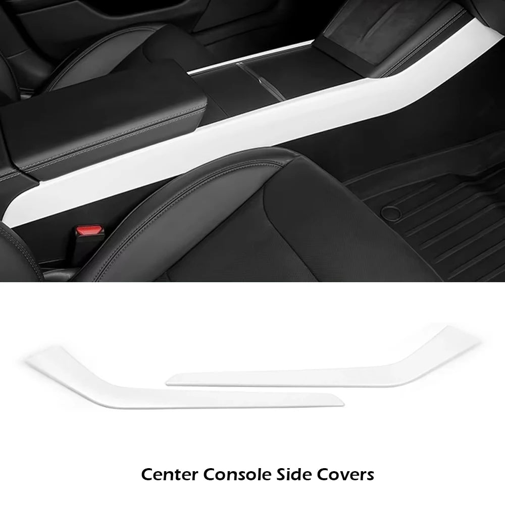 For Tesla Model Y Juniper 2025 2026 Dashboard Panel Trim Center Console Sticker Armrest Pad Air Condition Vent Cover Accessories