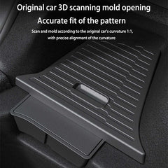 For Tesla Model Y Juniper 2025+ TPE Car Trunk Side Storage Box Cover plate organizer Car trunk side storage box refit Accessorys
