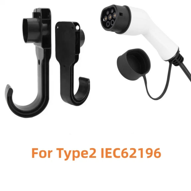 DIBO EV Charger Cable Holder EV Charger Wallbox with Hook Holder for Type1 Type2 GBT Standard EV Charger Accessories