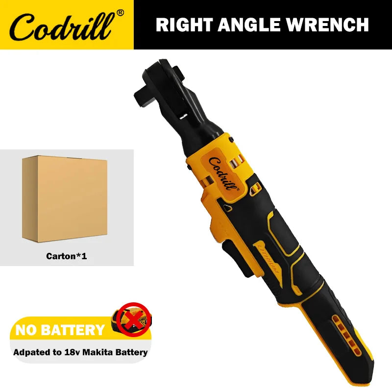 For Dewalt 20V Battery PIN 1/2In Brushless Electric Ratchet Wrench 3/8Inch Cordless Variable Speed Power Wrench Impact Driver