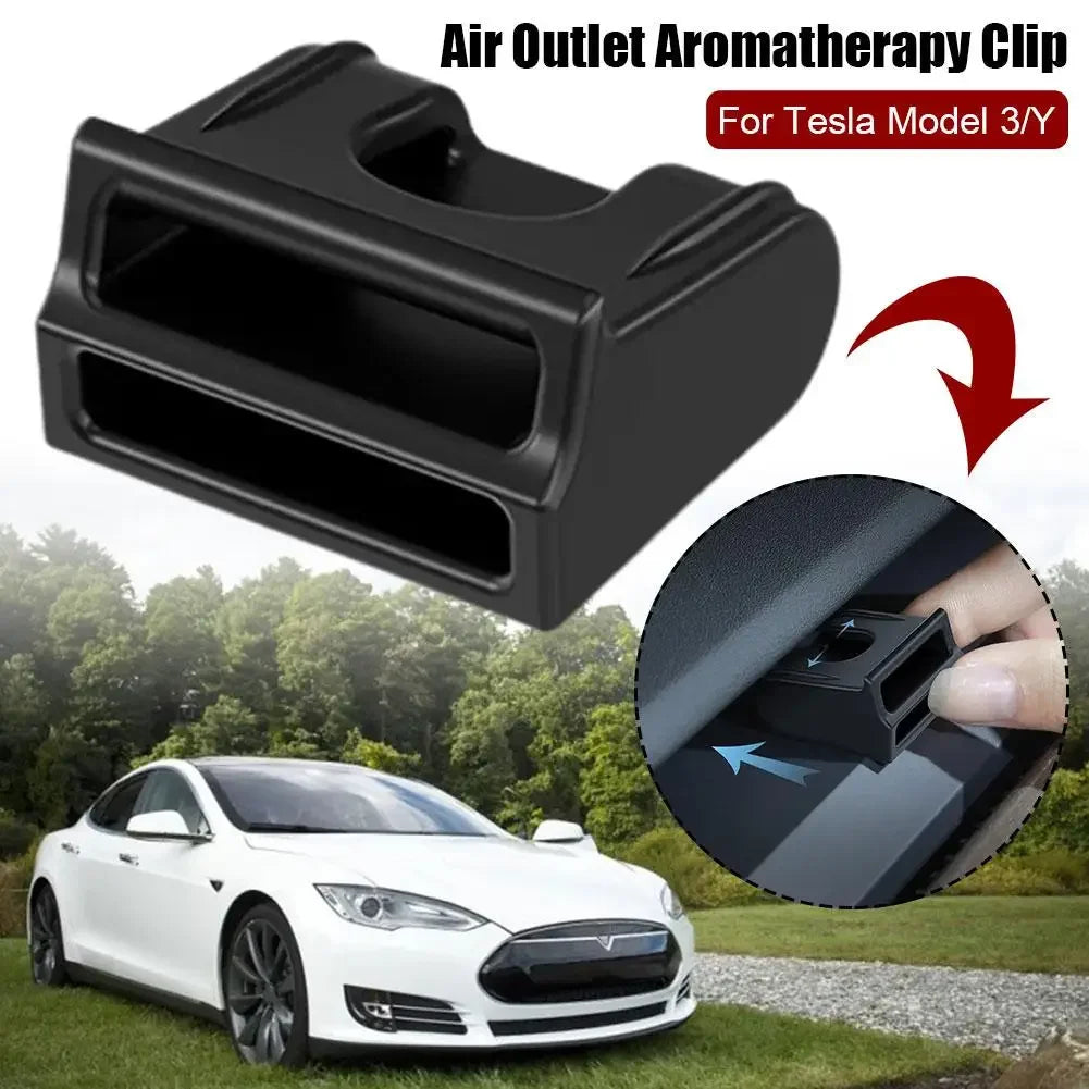 VIKEFON For Tesla Model Y Model3 Air Outlet Aromatherapy Clip For TESLA Model3 Electric Car ModelY Interior Car Clip Accessories