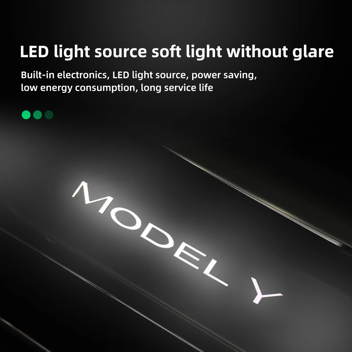 Wireless LED illuminated Pedal Car Door Sills Protector For Tesla Model 3 Y Door Edge Protectors MODEL 3 ACCESSORI