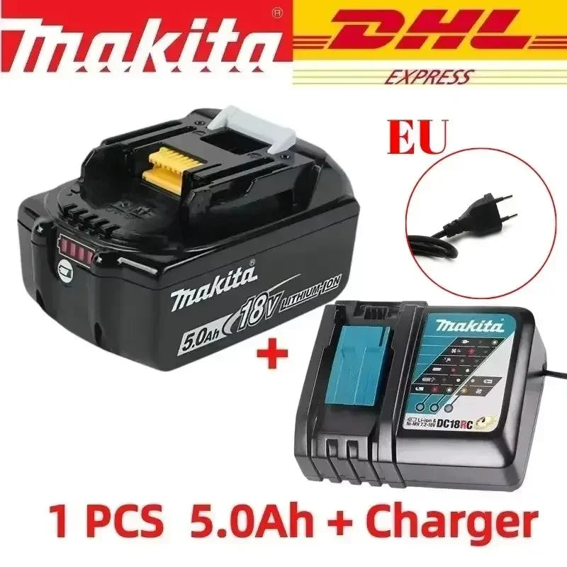 Makita 18V battery for Makita 18V power tools The 18V Makita BL1860B rechargeable battery can replace BL1850B LXT400