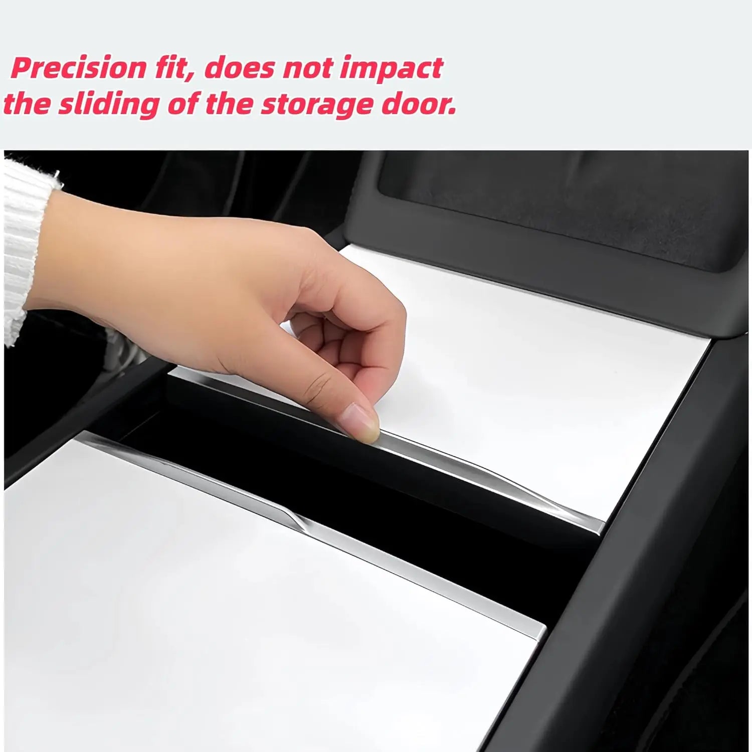 2025 For Tesla Model Y Juniper Model 3 Highland Console Electrostatic adsorption Cover  For Tesla Interior Decor Accessories