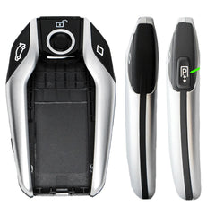 LCD Digital Remote Replacement Parts Auto Smart Key Display Screen Power Button Rubber Key Kit Car Accessories For BMW 5/7