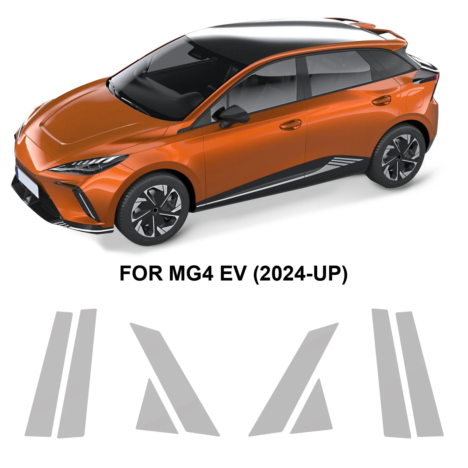 For MG4 EV 2024 2025 Headlight Rearview B C Pillars Car Paint Protection Film Self-Healing PPF Sticker Accessories Anti Scratch