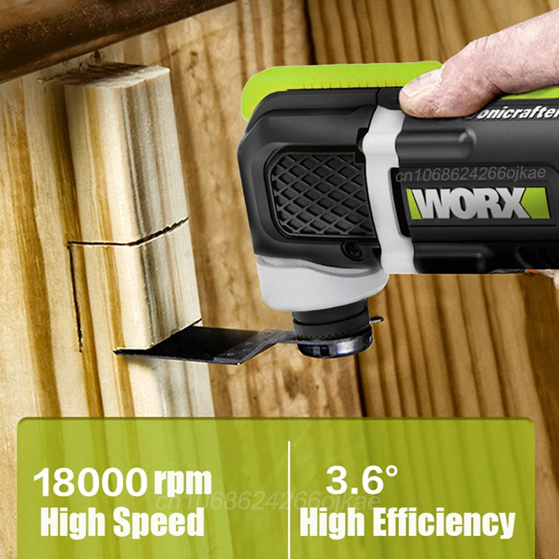 Worx Cordless Oscillating Multi-Tool Brush WE696 BareTool 20v 18000T/min SwingAngle 3.6 Shock Absorbing Share Kress Battery