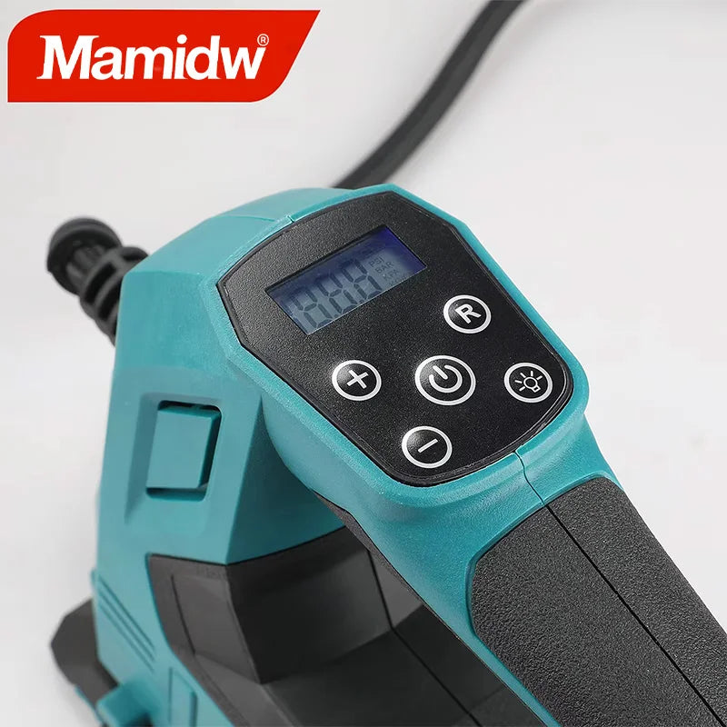 Mamidw Automatic Cordless Inflator Electric Air Pump Car Tire Handheld Air Compressor For Makita 18V Battery PIN