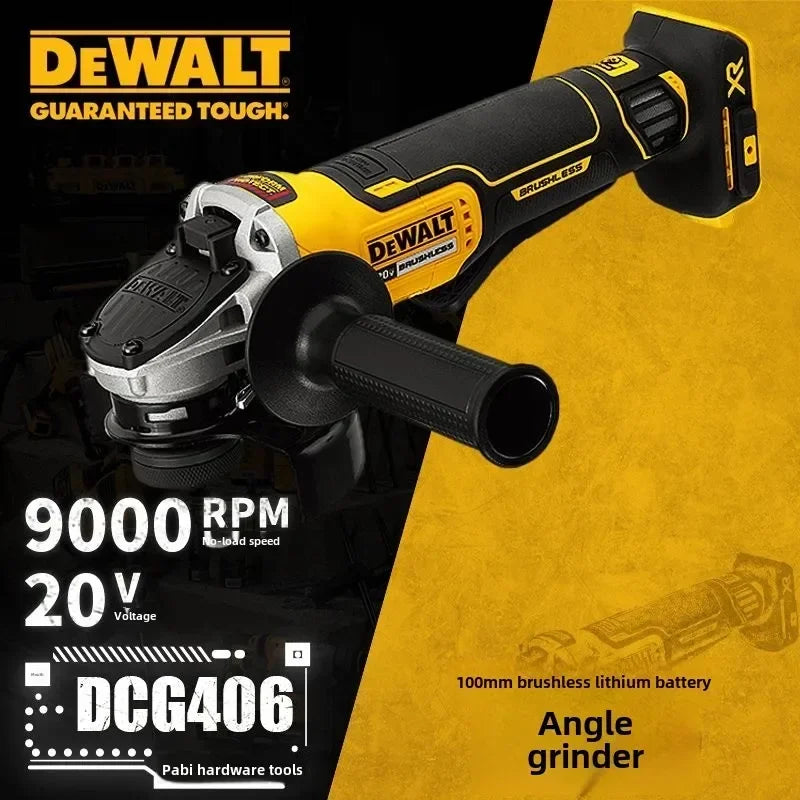 DEWALT DCG405 125mm flat head angle grinder bare machine tool cutting machine brushless 18V lithium battery tools