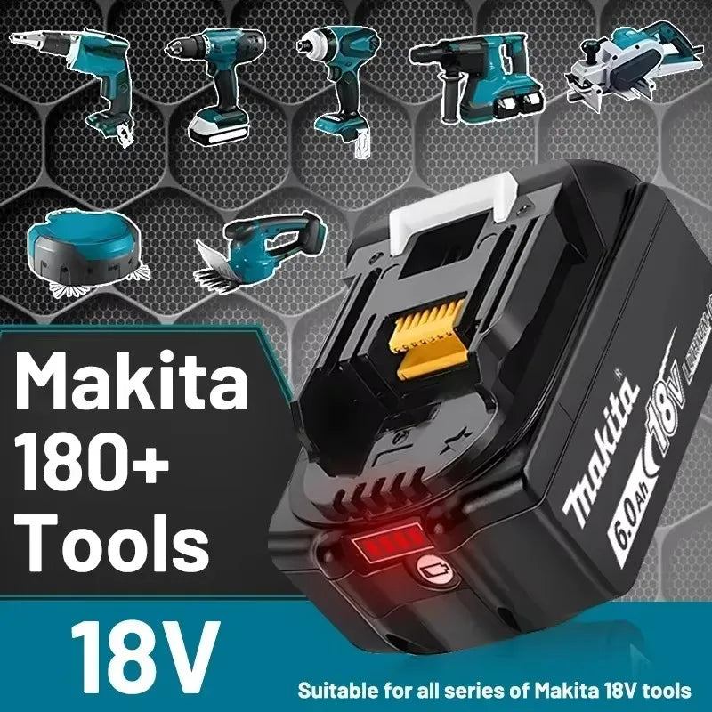 Original Makita 6Ah/5Ah//3Ah for Makita 18V Battery BL1830B BL1850B BL1850 BL1840 BL1860 BL1815 Replacement Lithium Battery
