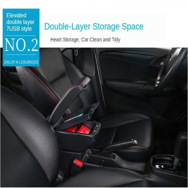 For Renault Clio 4 Armrest For Renault Captur Clio 3 III IV Car Armrest Box Accessorie Storage Parts Dedicated Interior Retrofit