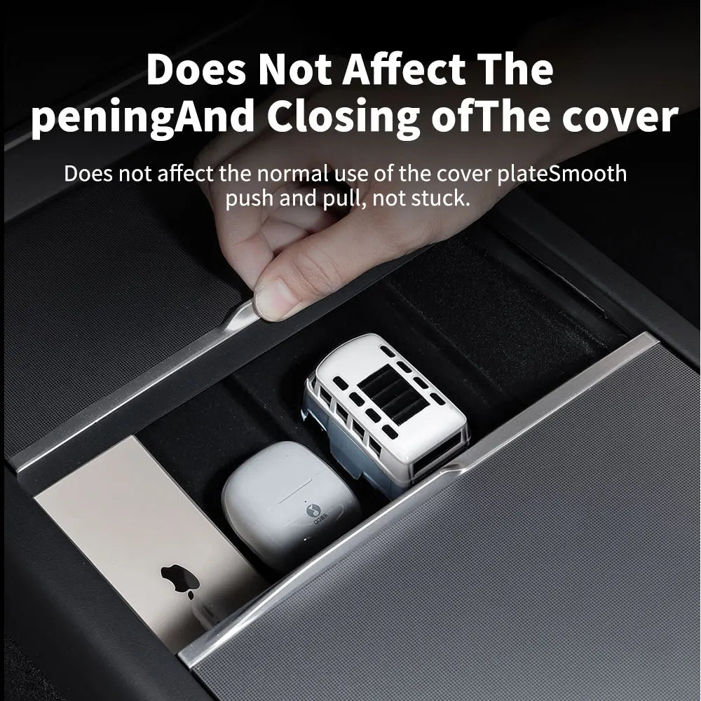 YZ For Tesla Model 3 Y  Highland Juniper 2021-2025 Storage Box Center Armrest Hidden Box Cup Holder Organizer Car Accessories