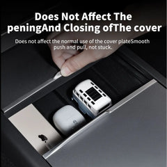 YZ For Tesla Model 3 Y  Highland Juniper 2021-2025 Storage Box Center Armrest Hidden Box Cup Holder Organizer Car Accessories