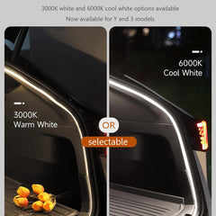 Tesla Model3/Y Car Trunk LED Light Strip - Dual Colour Option - kingpowerauto