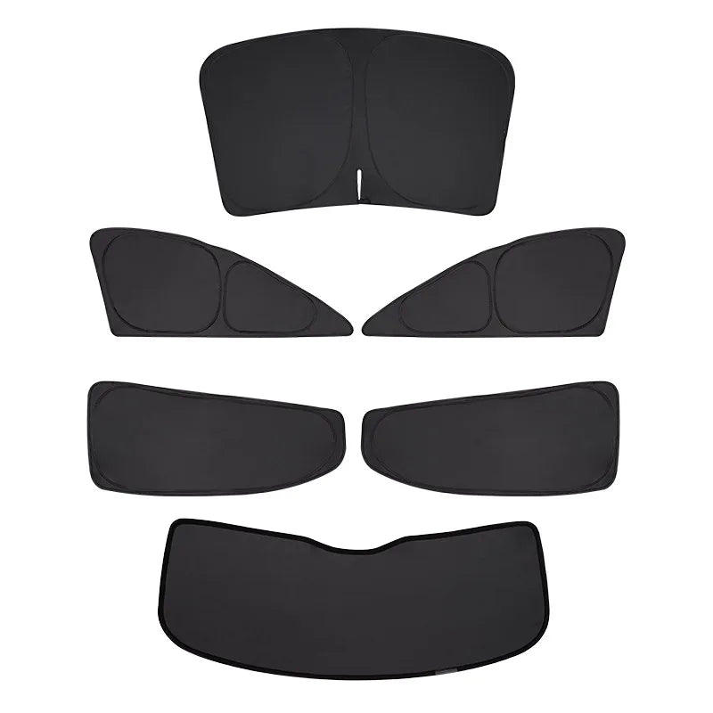 Car Sun Shade for Tesla Model 3 Y LAUNCH 2024 2025 Windshield Sunshade Cover Protector Front Side Window Privacy Blind Shading