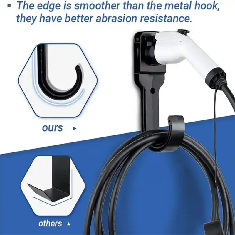 DIBO EV Charger Cable Holder EV Charger Wallbox with Hook Holder for Type1 Type2 GBT Standard EV Charger Accessories