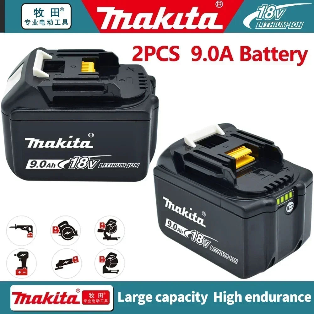 Makita 18V battery for Makita 18V power tools The 18V Makita BL1860B rechargeable battery can replace BL1850B LXT400