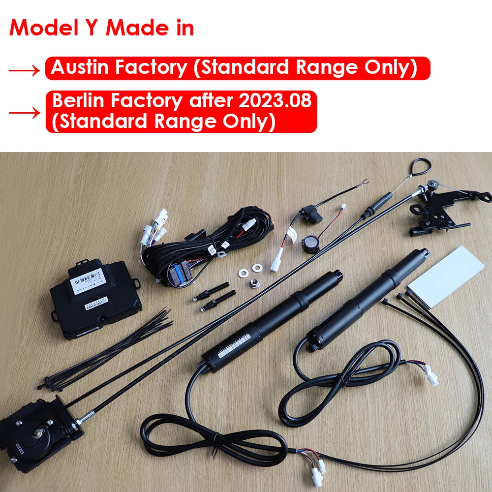 VJOYCAR Auto Power Frunk 3.0 for Tesla Model Y 3 X S Electric Automatic Front Trunk Lift Close APP Key Screen Control Car Parts
